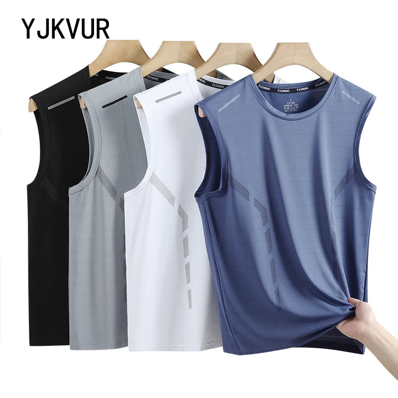Débardeur Homme Sport Séchage Rapide Sans Manches Basketball Gym Respirant Léger Grande Taille Été – Tank Top Fitness Tendance | Mode Homme Sport