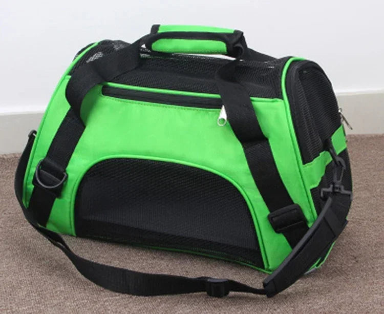 Sac Transport Chat & Chien Portable Mesh Respirant Pliable – Sac à Main Voyage Petite Race | Transport Animaux de Compagnie