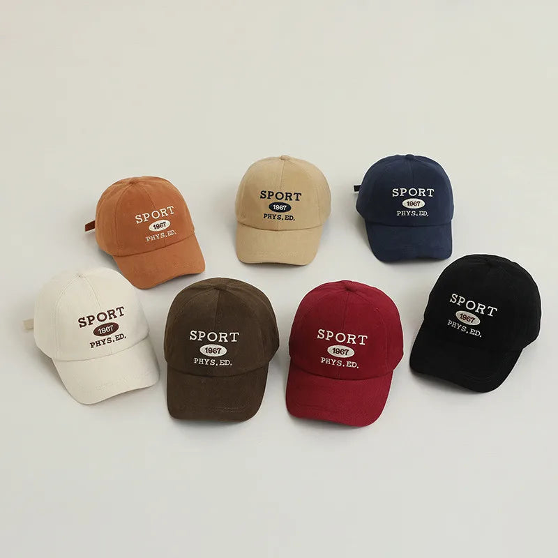 Casquette Enfant Réglable Lettre – Bob Anti-UV Garçon Fille Printemps Été Automne Outdoor