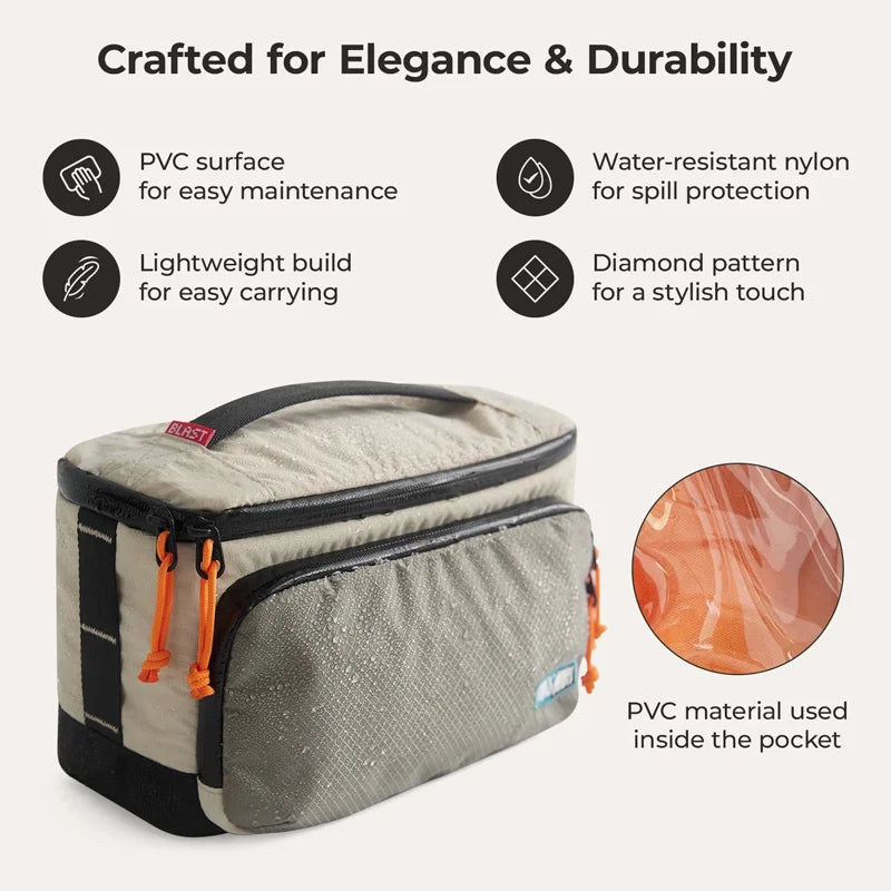 Trousse Maquillage Voyage BAGSMART Waterproof – Organisateur Toilette Crochet Salle de Bain | Grande Capacité Rangement Cosmétique