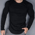 T-Shirt Manches Longues Homme Slim – Base Layer Running, Sport & Fitness | Séchage Rapide & Respirant | Automne-Hiver