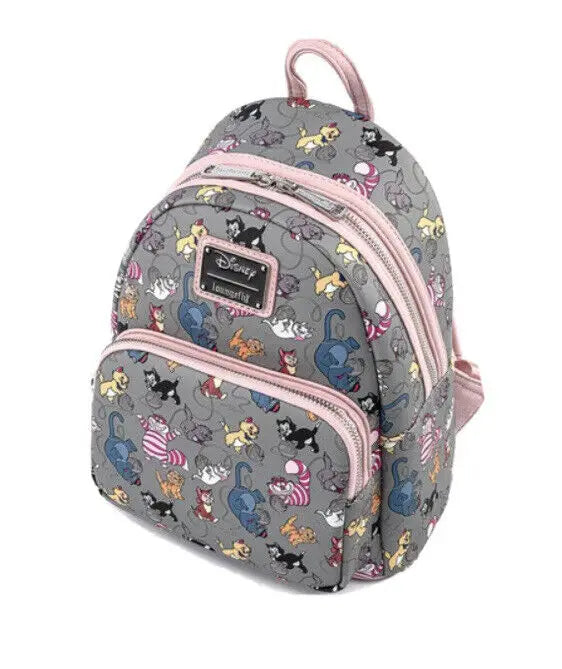 Mini Sac à Dos Femme Aristocats Marie – Sac Épaule Floral Kawaii École Cute