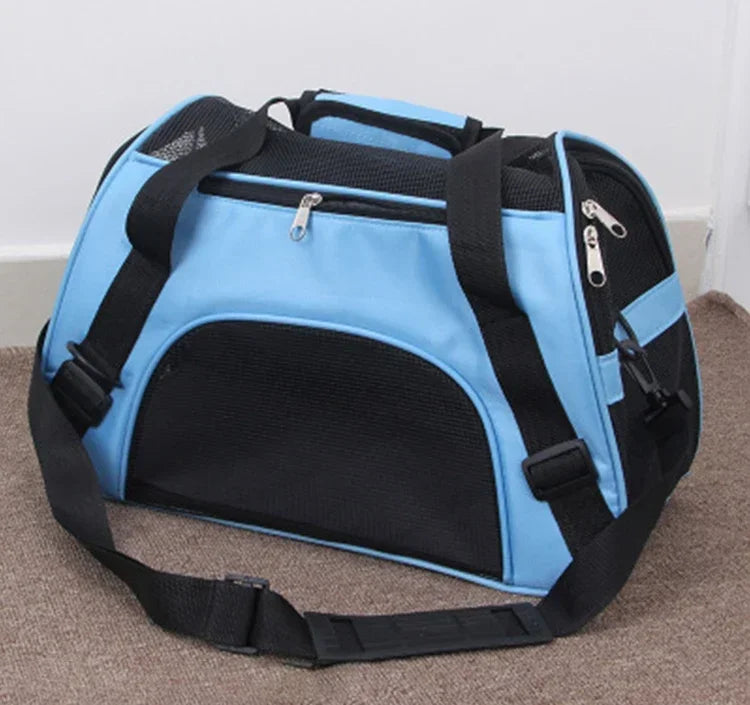 Sac Transport Chat & Chien Portable Mesh Respirant Pliable – Sac à Main Voyage Petite Race | Transport Animaux de Compagnie