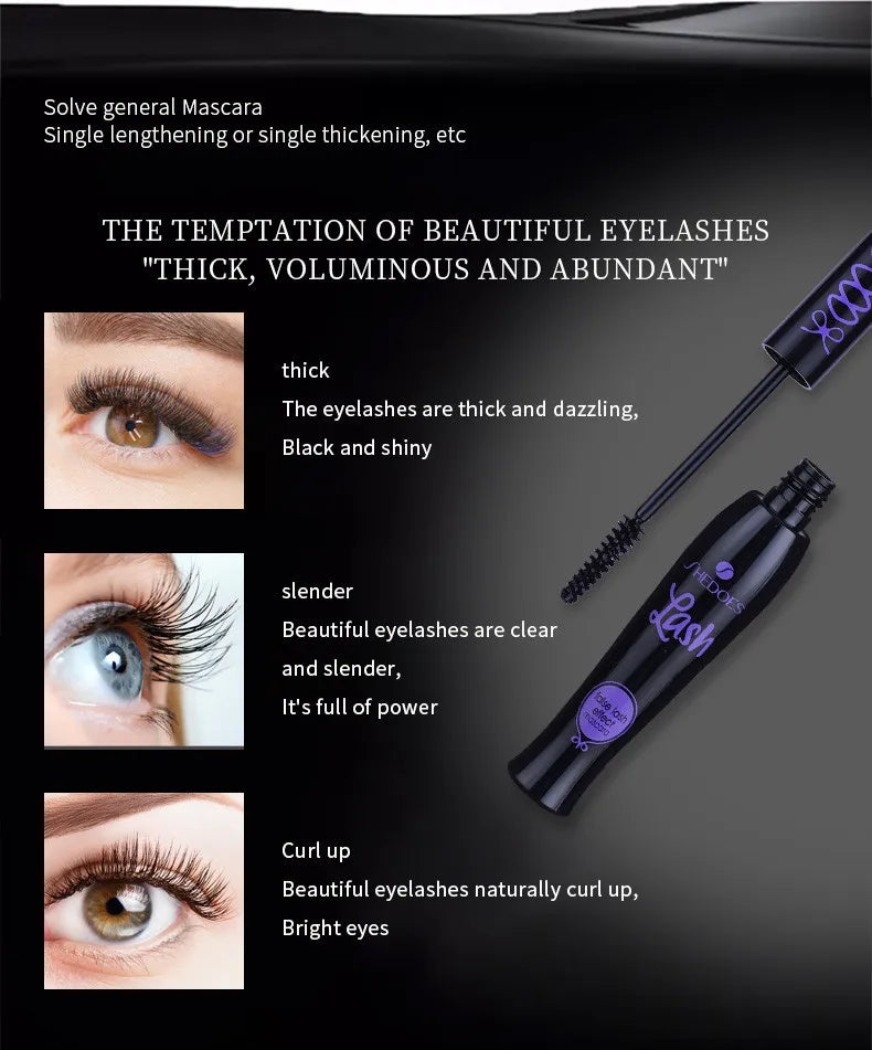 Mascara Waterproof Longue Tenue – Formule Squalane Végétal | Cils Volumineux