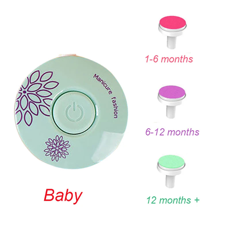 Lime à Ongles Électrique Bébé – Kit Coupe-Ongles Sécurisé Nouveau-Né Enfant Puériculture