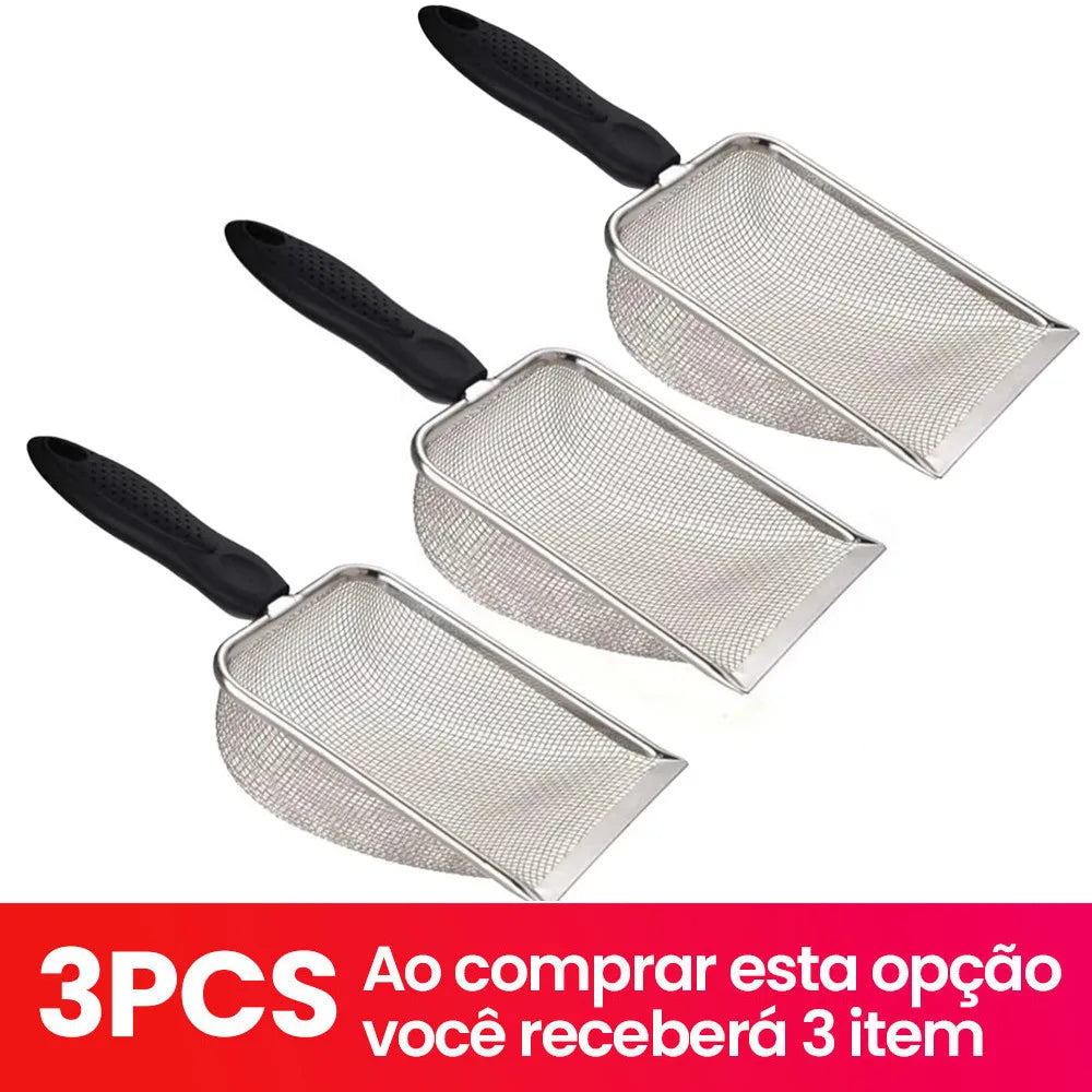 Pelle Litière Chat Inoxydable Anti-Odeurs – Ergonomique Durable Nettoyage Facile Hygiène Féline
