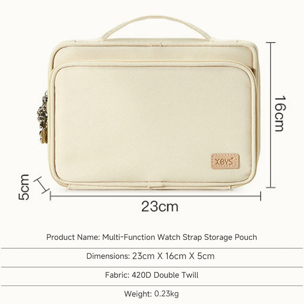 Sac Rangement Bracelets Montres Femme – Organisateur Maquillage Voyage Grande Capacité | Trousse Toilette Portable