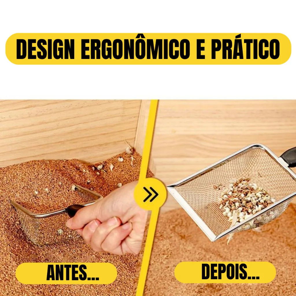 Pelle Litière Chat Inoxydable Anti-Odeurs – Ergonomique Durable Nettoyage Facile Hygiène Féline