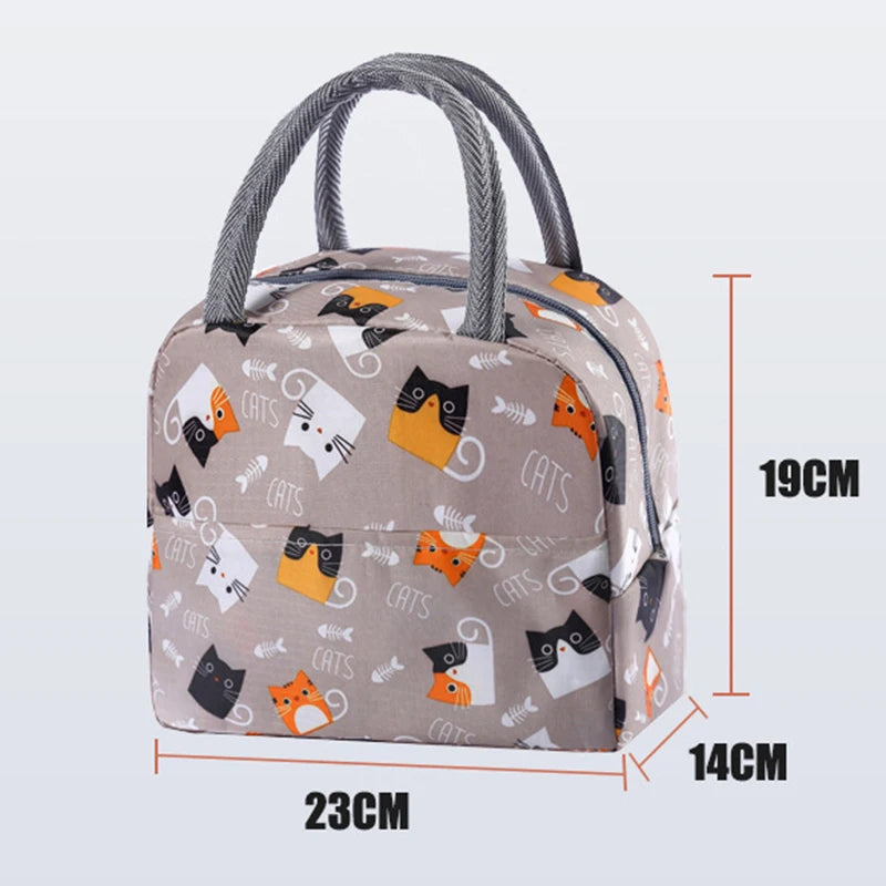 Lunch Bag Isotherme Cartoon – Sac Repas Thermique Pique-Nique Conservation Glacière Enfant