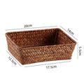 Panier Tressé Algues Rangement Bureau & Salon – Skincare, Télécommande, Clés & Cosmétiques | Déco Naturelle
