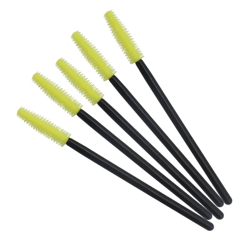 Brosses Silicone Cils Jetables – Lot 50 Pcs | Applicateur Mascara & Extension