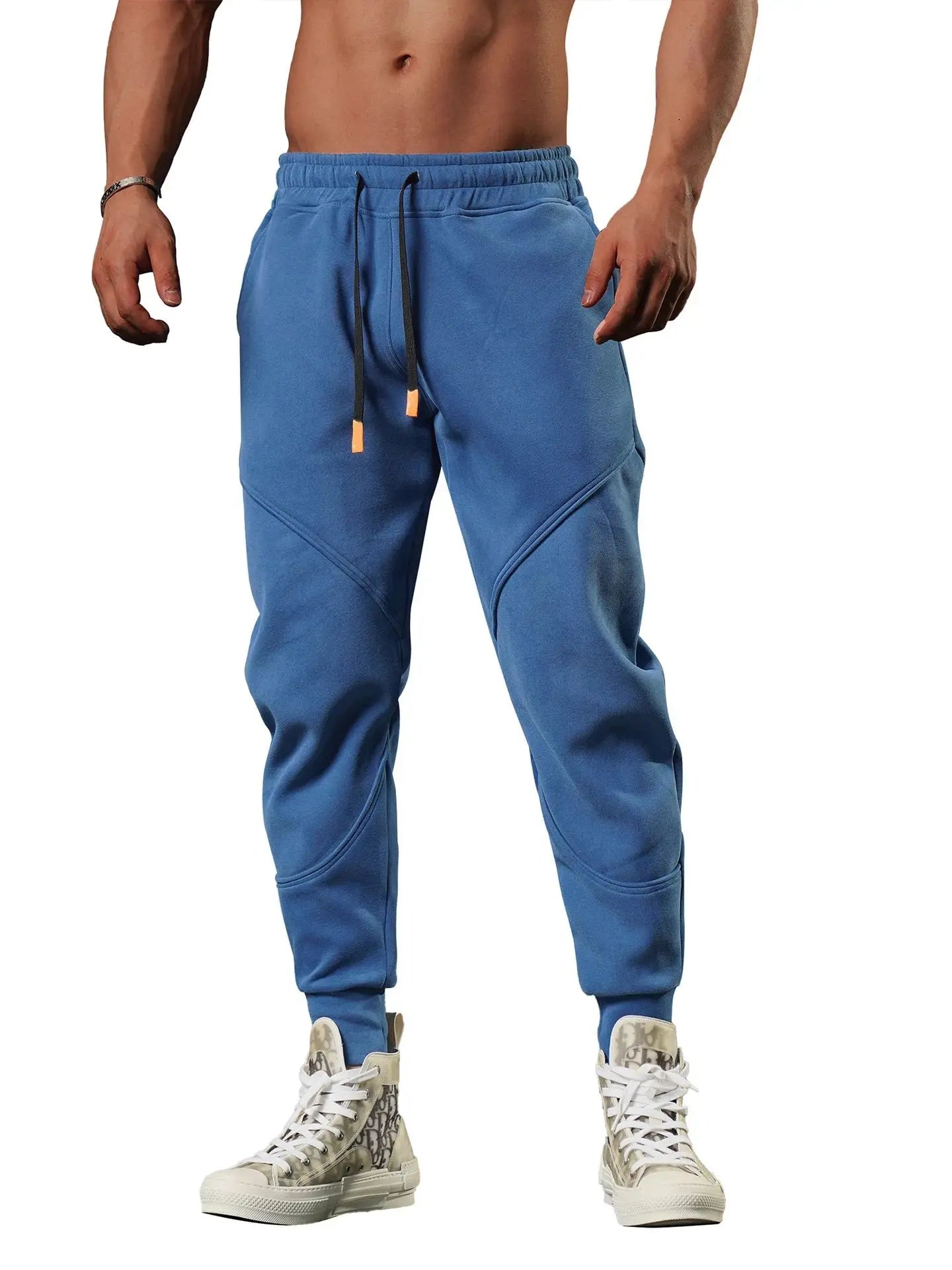 Jogging Homme Sport Casual Hiver Loose Épais Outdoor Running Bas Resserre Sweatpants Gym Basketball Entraînement – Pantalon Survêtement Chaud Streetwear | Mode Homme Sport Premium
