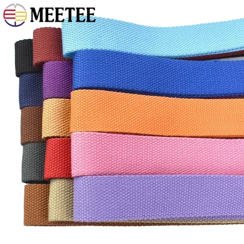 Sangle Coton 8M – Ruban Toile 20-50mm Couture DIY Sac Ceinture Bretelle Accessoires
