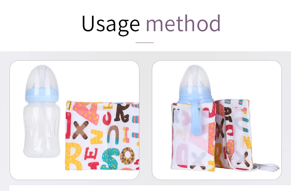 Chauffe-Biberon USB Portable – Sac Isotherme de Voyage pour Bébé
