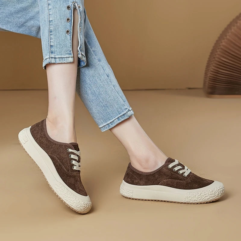 AIYUQI Ballerines Bout Carré Grande Taille 2026 – Flat Casual Sneakers Femme Élégantes