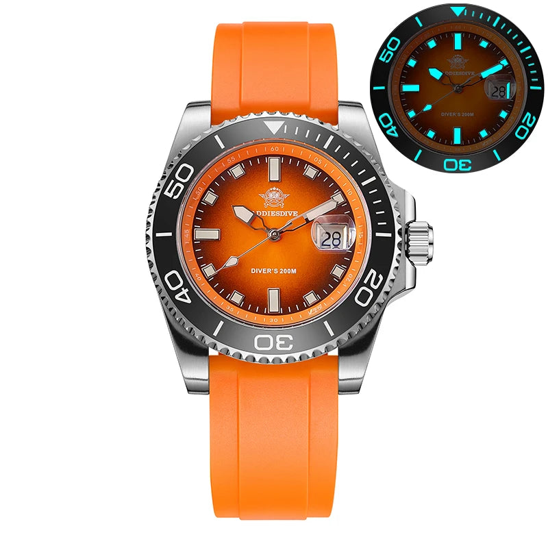 Montre Homme ADDIESDIVE AD2089 Quartz 2025 – Super Lumineuse Étanche 200M Silicone Luxe