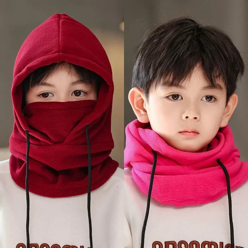 Cagoule Polaire Enfant - Masque, Tour de Cou & Bonnet 3-en-1 Hiver