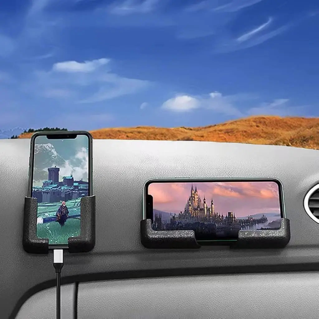 Support Téléphone Voiture Multifonction – Fixation Tableau de Bord, Mur & Crochet | Support Auto Universel