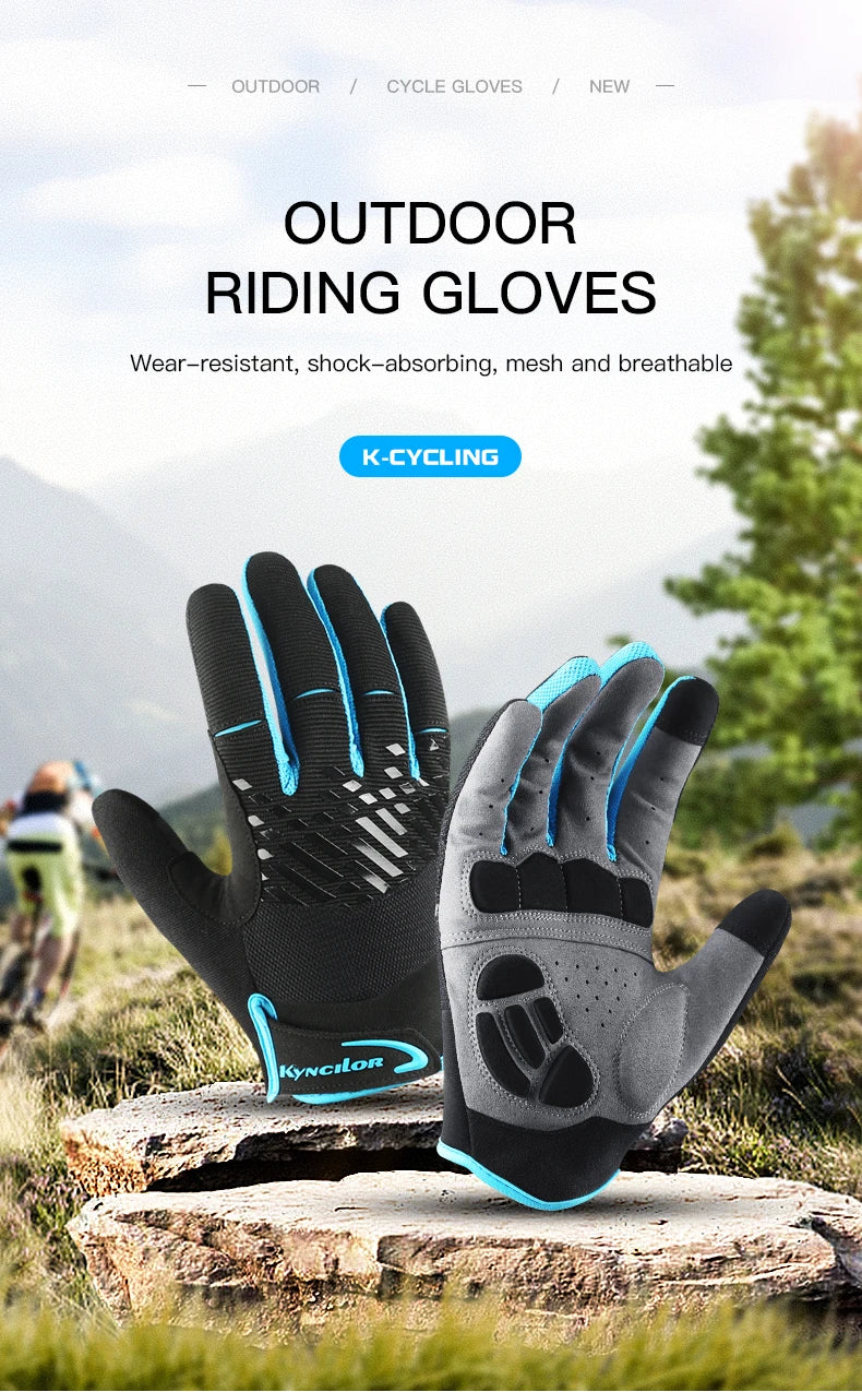 Gants VTT & Cyclisme Tactiles Anti-Chocs – Respirants & Légers | Mountain Bike, Fitness & Sport Outdoor | Printemps Été