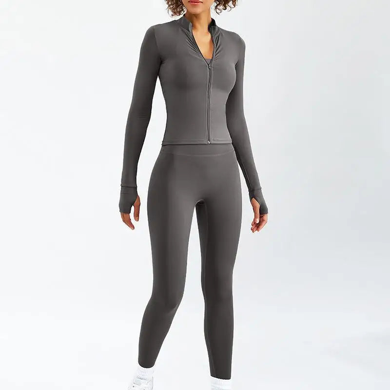 Ensemble Sport Yoga Femme 2 ou 3 Pièces Taille Haute – Doux, Respirant & Gainant | Gym, Fitness & Running | Survêtement Tendance