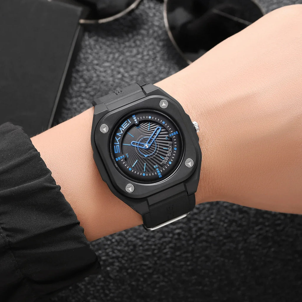 Montre Homme SKMEI 2329 Sport Business Quartz – Étanche Alarme Fashion Multifonction