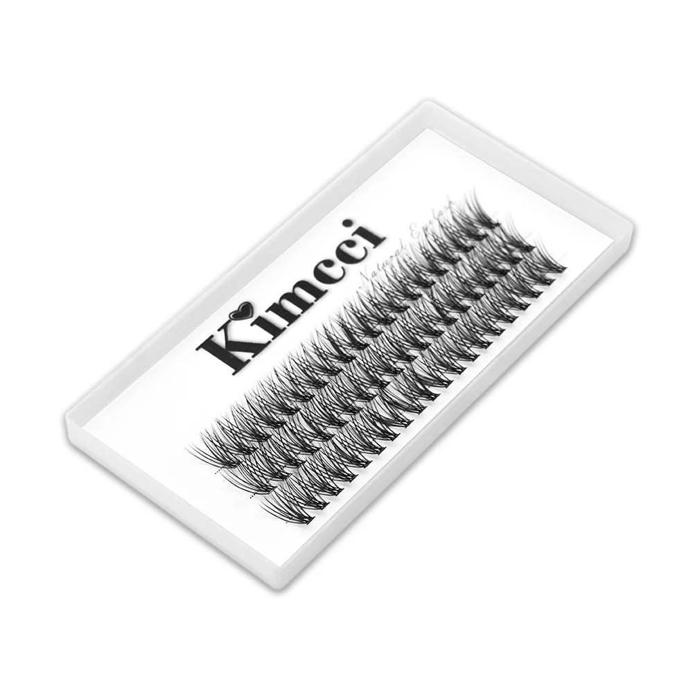 Faux Cils Kimcci 3D Russian Volume – 60 Bundles | Extensions Mink Individuelles Naturelles