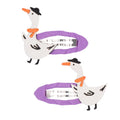 Lot 2 Barrettes Fille Bébé Motifs Adorables – Pinces Cheveux Enfant Animal Fruit Fleur Lapin Kitty