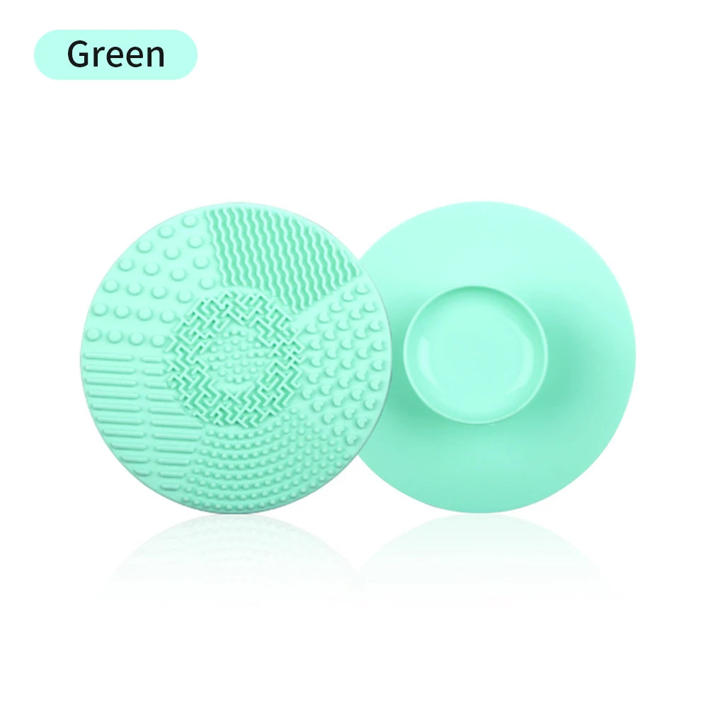 Tapis Nettoyant Pinceaux Maquillage Silicone – Outil Nettoyage Professionnel Fard & Fond de Teint | Mat Cosmétique
