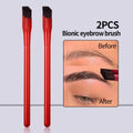 Pinceau Sourcils Bionic Fiber 3D – Biseauté Angulaire | Dessin Naturel & Précis 2025