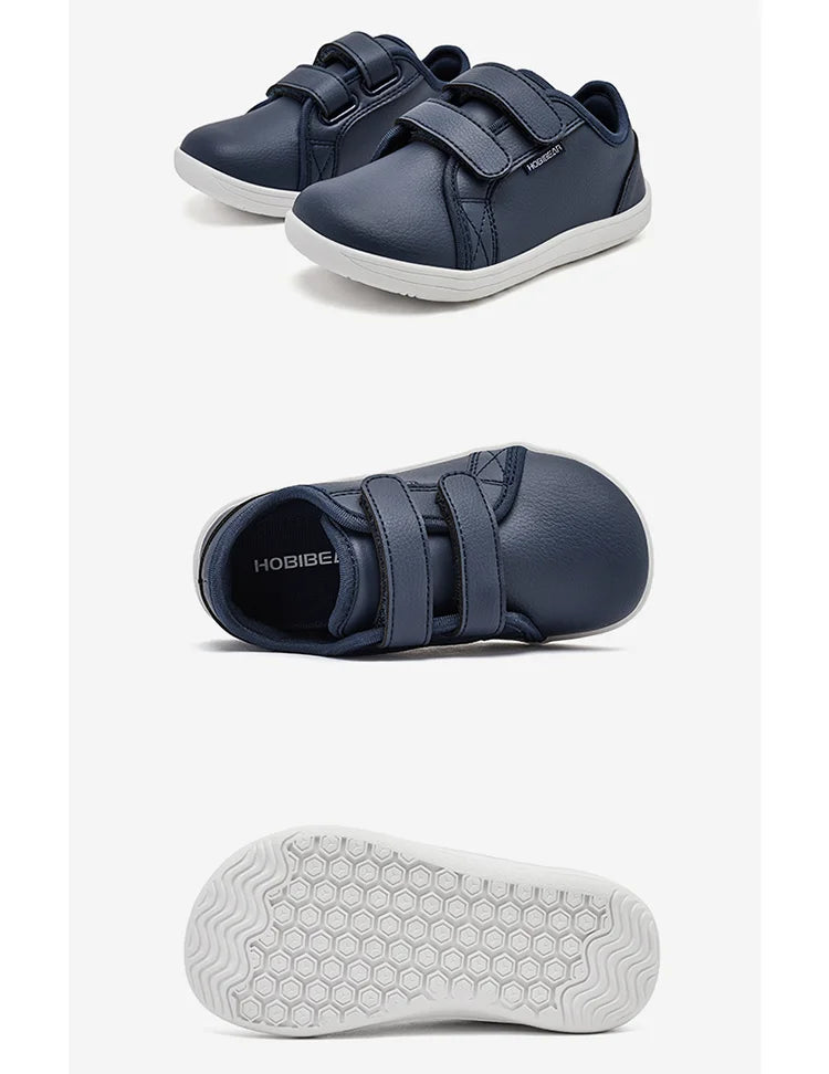 Chaussures Pieds Nus Enfant HOBIBEAR – Sneakers Minimalistes Bout Large Légères Garçon Fille