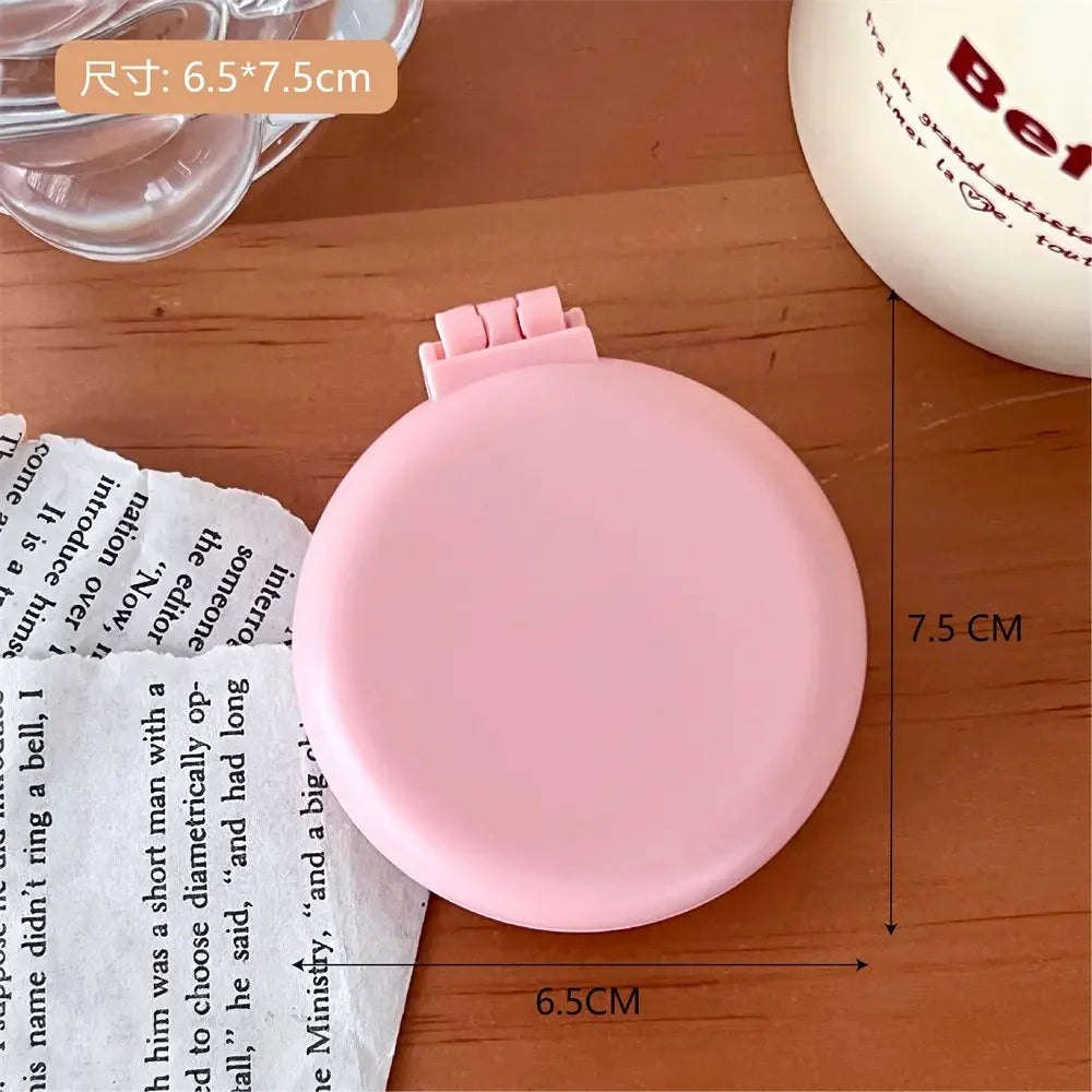 Peigne Pliable avec Miroir Maquillage – Brosse Coussin d’Air Massage | Outil Coiffure Portable Femme