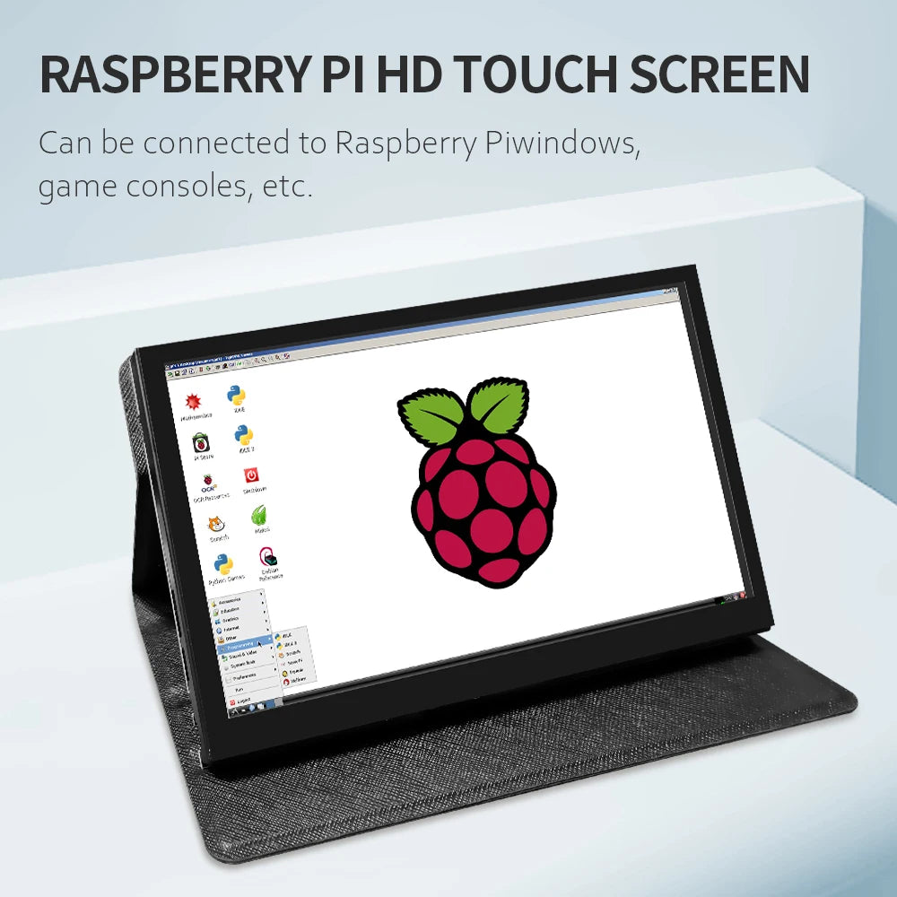 IPS 7Inch Screen HDMI Touch Module 1024 x 600 for Raspberry Pi 3 Pi4 PC monitor orange pi 7006 Case screen with case Portable