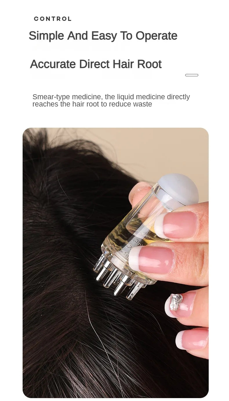 Peigne Applicateur Cuir Chevelu - Huiles Essentielles, Sérums & Traitements Capillaires