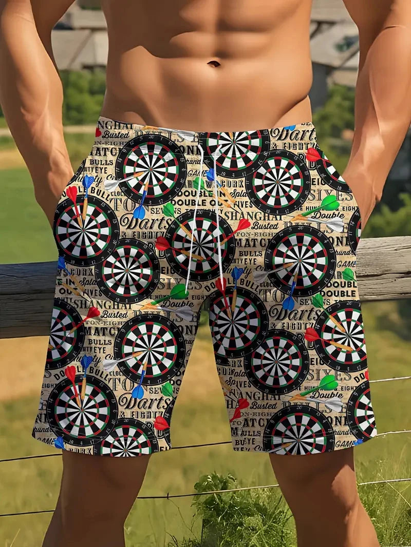 Short de Bain 3D Homme & Garçon – Séchage Rapide | Surf, Plage & Fitness Été | Maillot de Bain Fashion Tendance