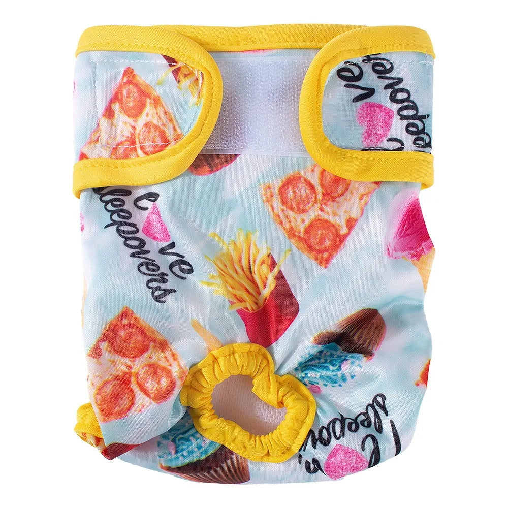 Couche Chienne Lavable BIAI – Culotte Physiologique Étanche Soie Glacée Douce Réutilisable