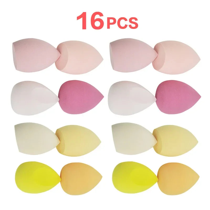 Lot 4 Éponges Maquillage Blender Puff – Fond de Teint, Poudre & Correcteur | Application Douce & Uniforme | Accessoire Beauté