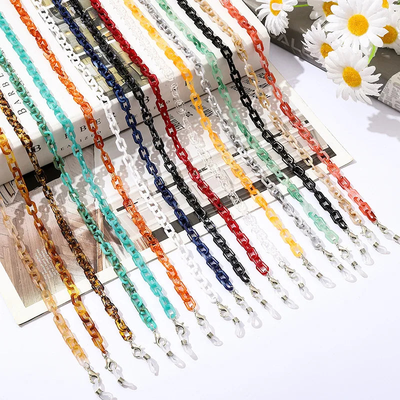 Brillen- und Maskenband aus Acryl – Trendiges Halsband | Unisex für Damen und Herren