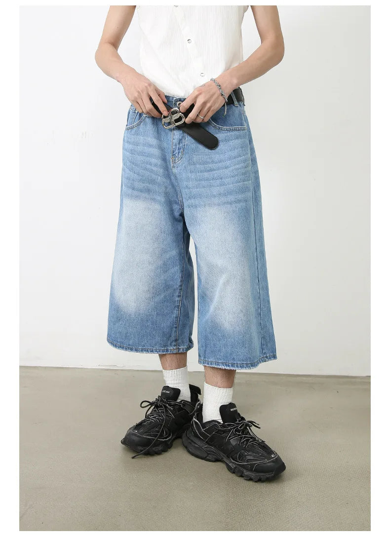 Short Jean Femme Taille Haute Noir Vintage Harajuku Y2K Streetwear – Denim Lavé Loose Casual Mi-Long | Mode