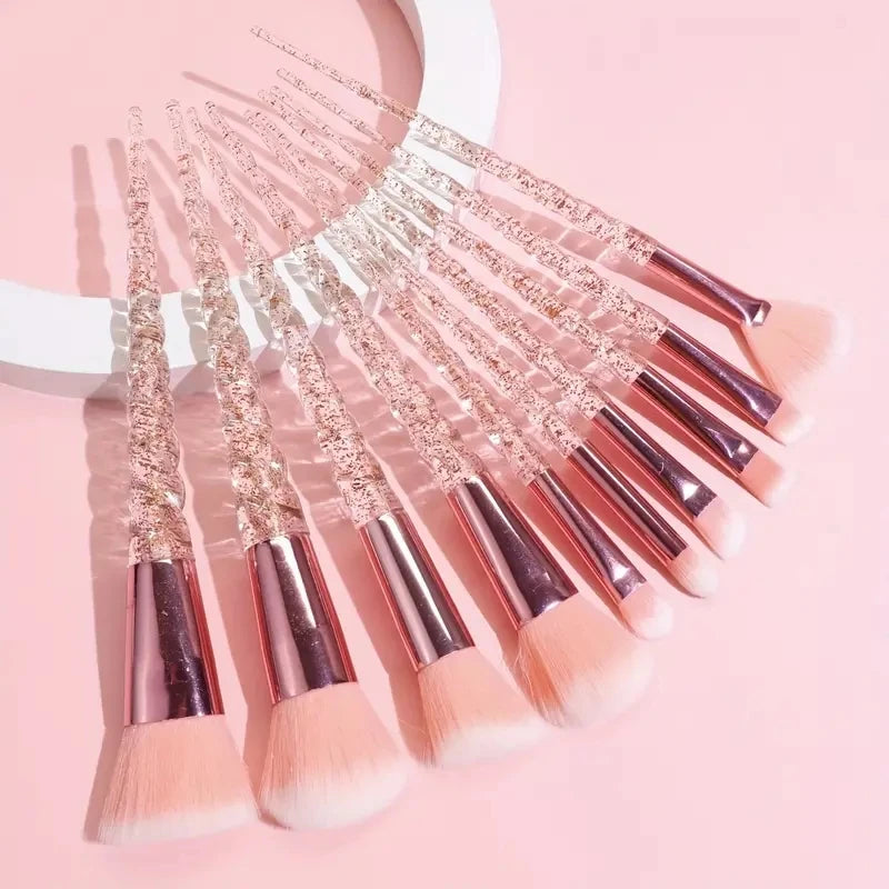 Set Pinceaux Maquillage Professionnel – Fond de Teint, Poudre, Fard à Paupières & Kabuki | Ultra-Doux & Précis