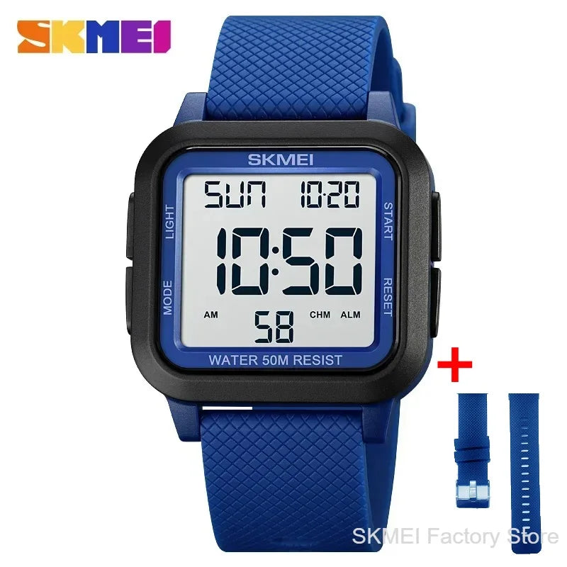 Montre Homme SKMEI 1894 Militaire Sport Luxe – LED Digital Électronique Étanche Reloj