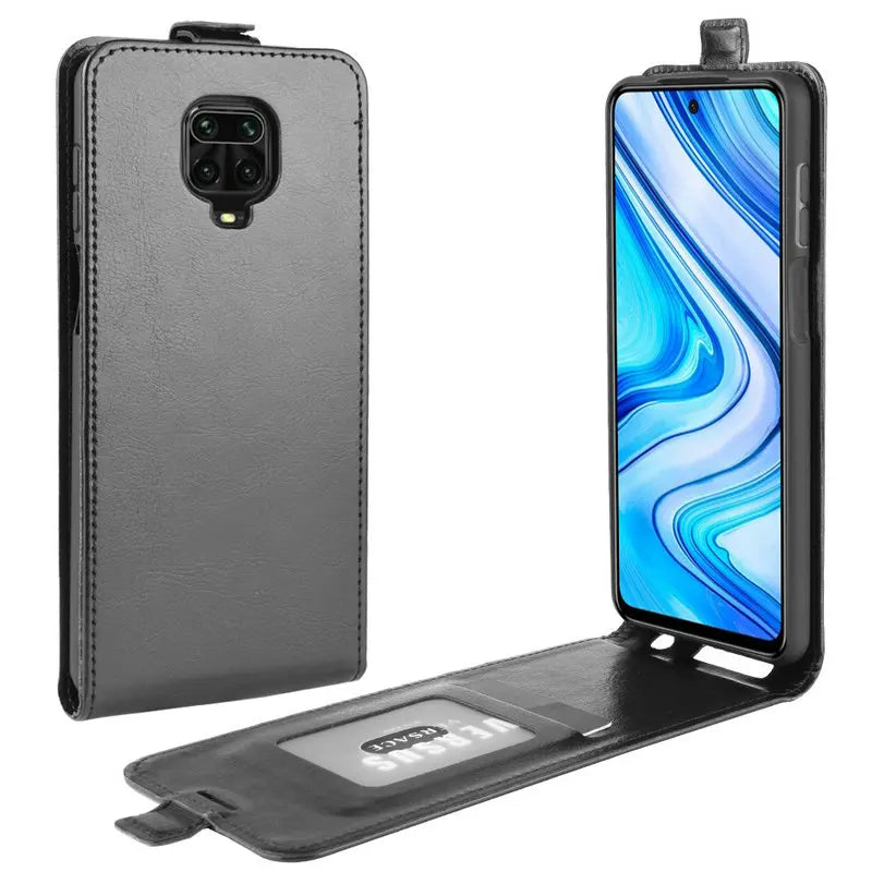 Coque Portefeuille Xiaomi Redmi Note 9 9S 9 Pro 8 7 6 5 – Flip Cuir Protection Complète