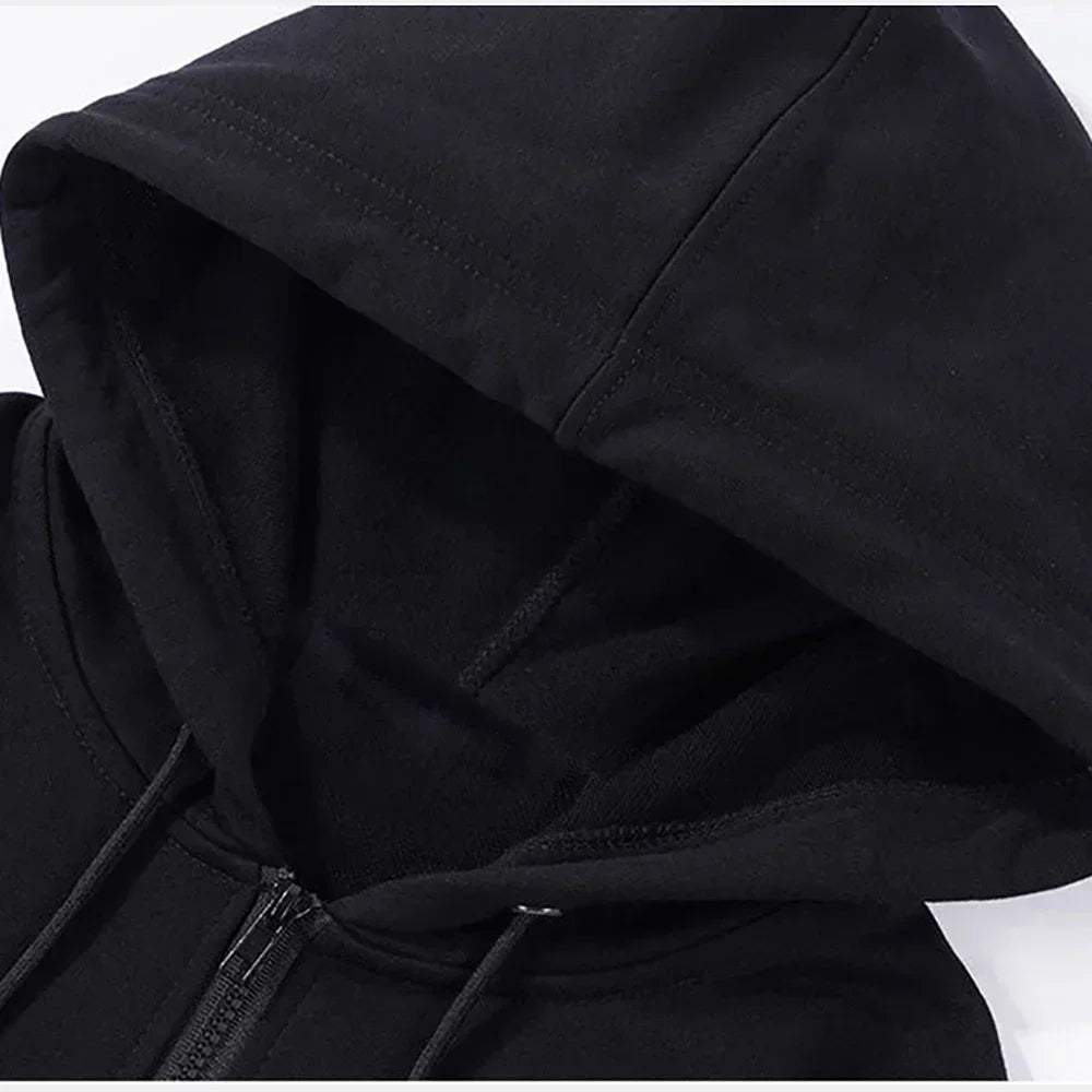 Kapuzenpullover Zip Arcane Jinx Harajuku Anime Graffiti – Streetwear Gothic Unisex Gamer