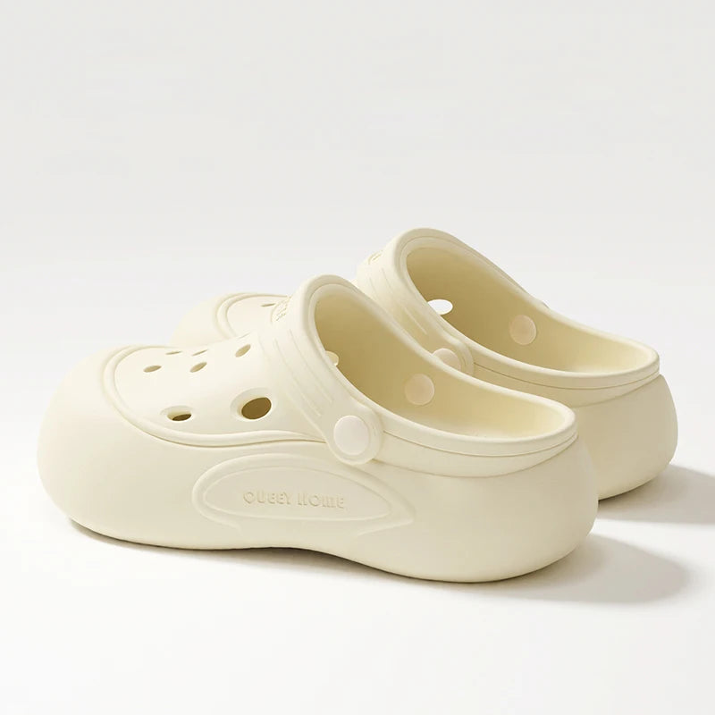 Sandales EVA Trous Plateforme Femme 2025 – Bout Rond Non-Slip Plage Intérieur Extérieur