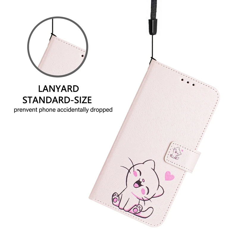 Coque Portefeuille OPPO A5 Pro 5G – Flip Case Cartoon Peint Fantaisie CPH2695