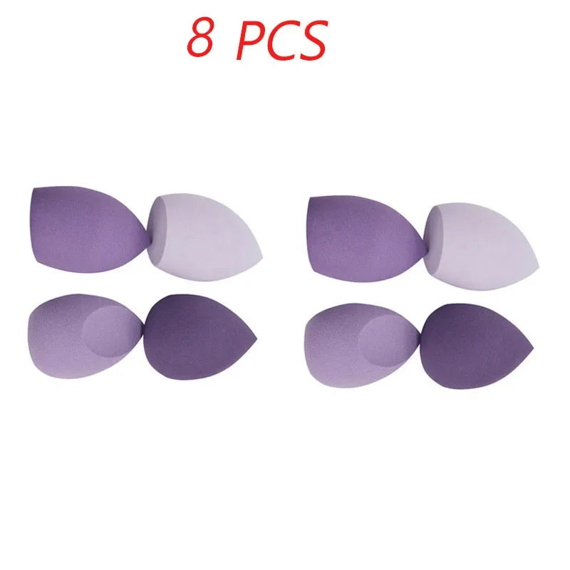 Lot 4 Éponges Maquillage Blender Puff – Fond de Teint, Poudre & Correcteur | Application Douce & Uniforme | Accessoire Beauté