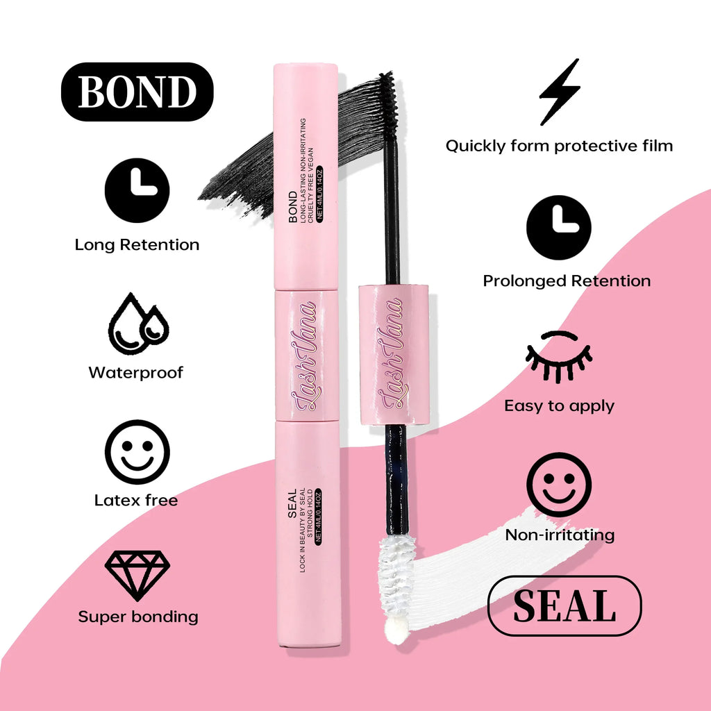 Kit Extension Cils DIY 200 Pcs – Clusters Lash Bond & Seal | Outils Collage Cils Accessoires Maquillage