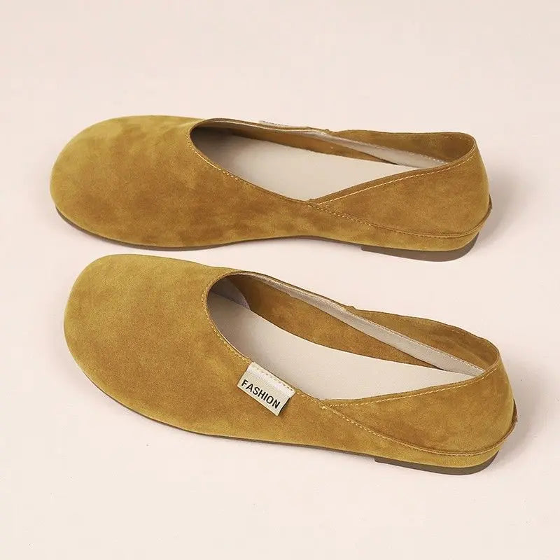 Ballerines Gommino Granny Fairy Style 2024 – Semelle Douce Bout Rond Flat Polyvalentes