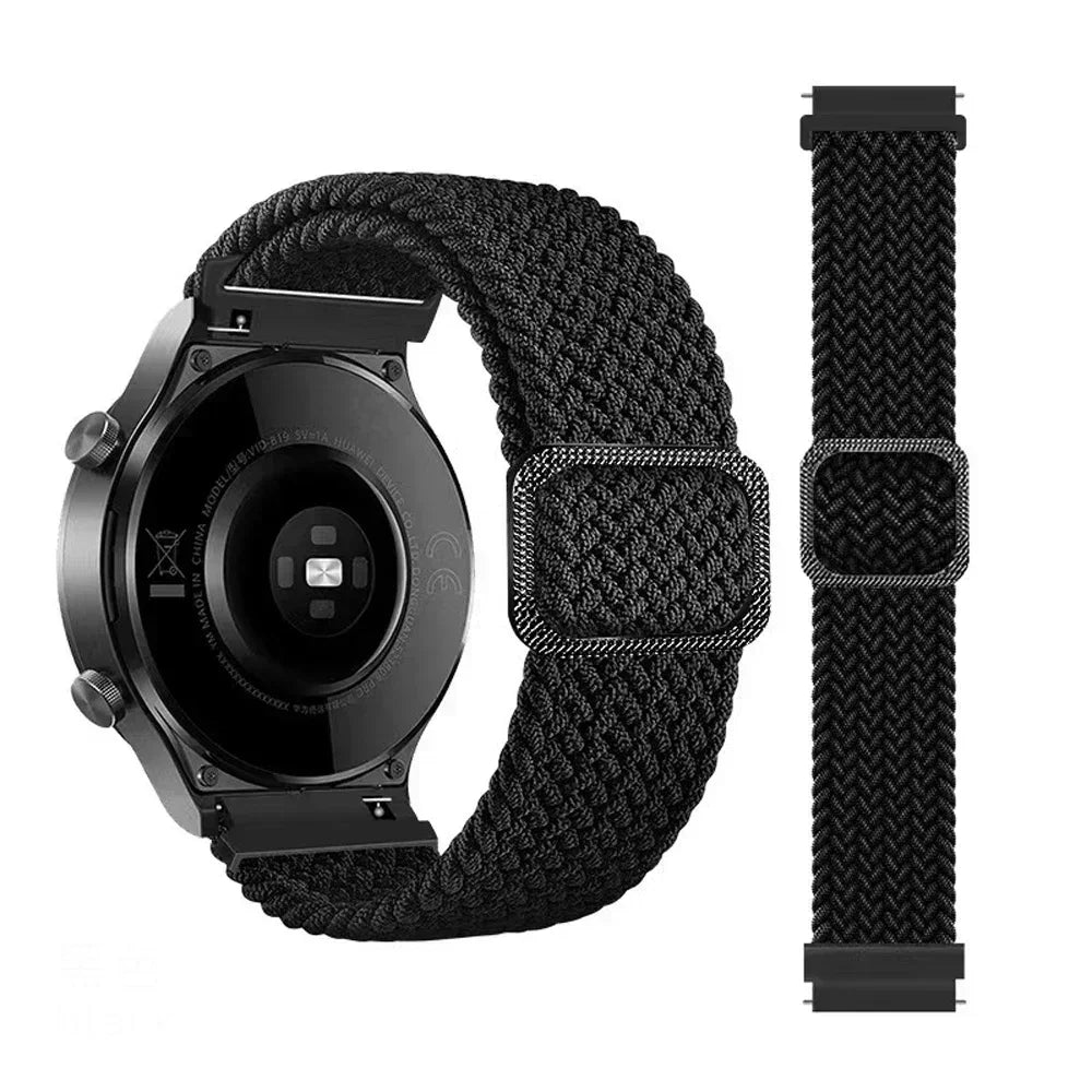 Bracelet Nylon Tressé Magnétique Suunto 20mm & 22mm – Compatible Ocean, Vertical, Race S, 5, 9 Peak Pro DLC & 3 Fitness | Premium