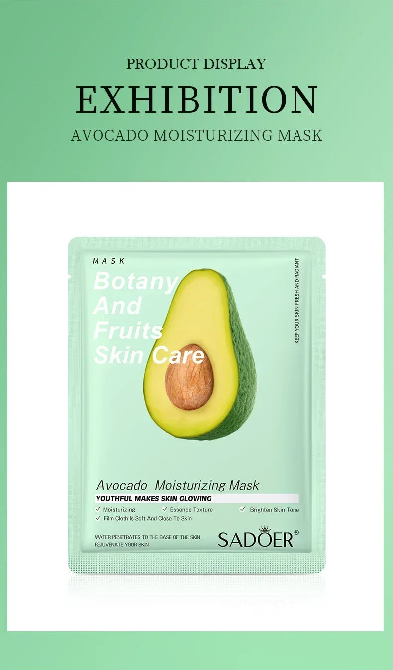 Set 8 Masques Visage Naturels - Hydratation & Fermeté K-Beauty