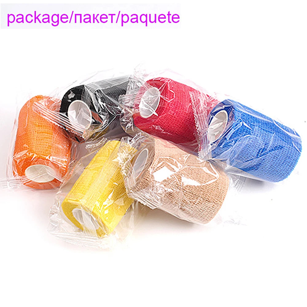 Bande Kinesiology Sport Auto-Adhésive 4.5M Colorful – Maintien Genou, Cheville & Doigts | Fitness, Running & Récupération